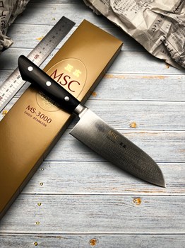 Hamonojp.ru – магазин японских ножей - Masahiro MSC MC-3000 Нож кухонный Сантоку 165/292 мм MBS-26