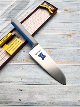 Masahiro Children's kitchen knife Нож кухонный Сантоку 130/240 мм Stainless Steel 24346 - фото 14200