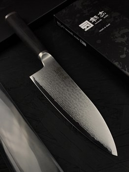 SHIZU HAMONO Нож кухонный Деба 165/295 мм High Carbon, Molybdenum Vanadium AUS8, SUS410 - фото 16125