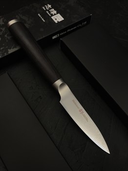 SHIZU HAMONO Нож кухонный Петти 80/195 мм High Carbon, Molybdenum Vanadium AUS8, SUS410 - фото 16244