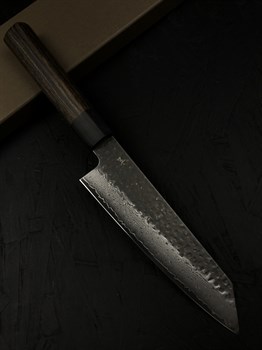 SHIZU HAMONO Нож кухонный Бунка 145/270 мм VG10, SUS410 Damascus SG-1112 - фото 16539