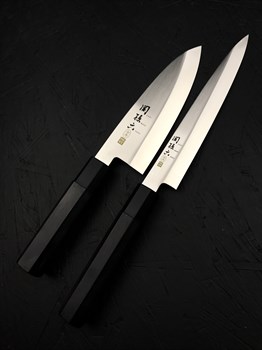Seki Magoroku EdgeST Набор из 2-х кухонных ножей: Янагиба + Деба Molybdenum Vanadium, Stainless Steel - фото 19343