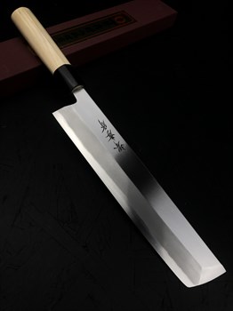 Sakai Takayuki Нож кухонный Хамокири 230/400 мм White Steel, Carbon Steel - фото 21089