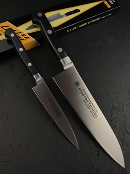 Sakai Takayuki Набор из 2-х кухонных ножей: Гюйто + Петти (Универсальный) High Carbon, Stainless Steel - фото 21812