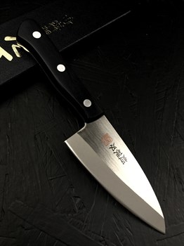 INOGUCHI Нож кухонный Деба 105/210 мм Molybdenum Vanadium, Stainless steel - фото 23433