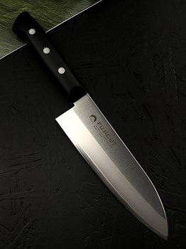 Fujitora Нож кухонный Сантоку 170/292 мм Molybdenum Vanadium, Stainless steel - фото 23873