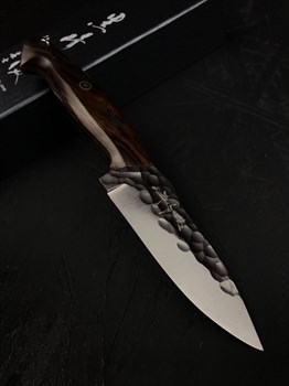 YU KUROSAKI Нож туристический 115/235 мм R2(Sg2) Порошковая сталь, Stainless steel - фото 25550