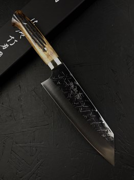 Takeshi Saji Нож кухонный Бунка 170/300 мм SRS13, San Mai - (Порошковая сталь) - фото 25737