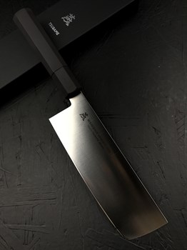 KATAOKA Нож кухонный Накири 160/305 мм Molybdenum Vanadium, Stainless Steel - фото 26024