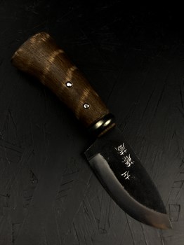 HIDARI TOHZO Нож туристический 210/95 мм White steel #2 San mai - фото 27182