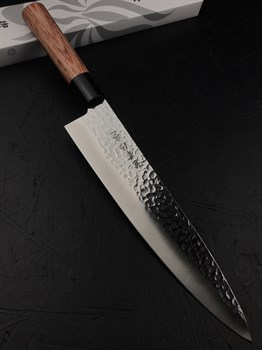 Kanetsune Seki Нож кухонный Гюйто (шеф) 244/380 мм DSR-1K6 - фото 27282