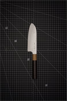 Yuta Katayama Нож Кухонный Детский Сантоку 135/260 мм VG10 (Cobalt Alloy Stainless Steel) YUTA-СSANTOKU-135/VG/RS - фото 29119