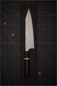 Yoshimi Kato Нож Кухонный Гюито 210/355мм SPG STRIX (Порошковая сталь) KATO-STRIX-2024-CC-GYUTO/210 - фото 29473