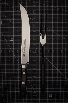 Sakai Takayuki Набор стейковый Нож/Вилка 240/350 мм Bohler-Uddeholm Top Class High Carbon 10130 - фото 32232