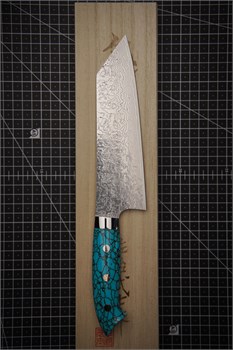 Takeshi Saji Нож кухонный Бунка 180/300 R2(SG2) (Порошковая сталь) TRK-BUNK - фото 32473