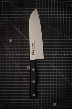 Murato Slim Нож кухонный Сантоку 165/295 мм Molybdenum Vanadium steel MSL-101 - фото 33868