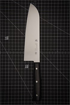 KATAOKA Нож кухонный Сантоку 175/295 мм AUS6AM SNS-1114 - фото 34122