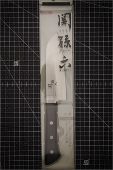 Seki Magoroku Wakatake Нож кухонный Сантоку 145/275 мм Stainless Steel AB-5421 - фото 34340