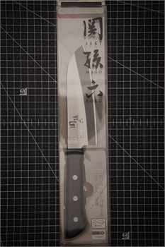 Seki Magoroku Moegi Нож кухонный Сантоку 145/275 мм High Carbon/Stainless Steel AE-2901 - фото 34419