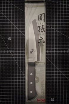 Seki Magoroku Azuchi Нож кухонный Сантоку 145/275 мм High Carbon/Stainless Steel AE-5142 - фото 34455