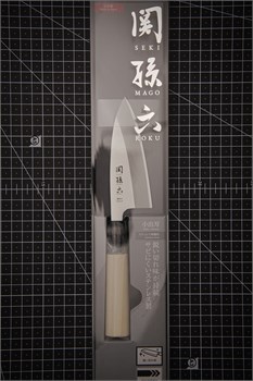 Seki Magoroku Ginju ST Нож Кухонный Деба 105/220 мм Molybdenum Vanadium AK-5060 - фото 34620