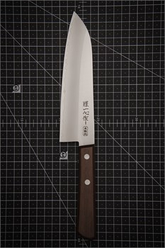 Kanetsugu Special Offer Нож кухонный Сантоку 170/290 мм AUS-8/SUS410 2003 - фото 35198
