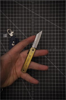 Higonokami Нож складной 50/125 мм Aogami San-Mai 19-BL