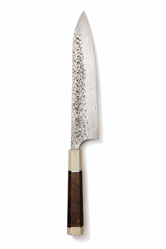 YU KUROSAKI Нож кухонный Гюйто 210/360 мм R2(SG2) (Порошковая сталь) SHIZUKU WA YU KUROSAKI MAPPLE WITH WHITE GYUTO 210