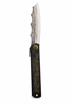Higonokami Нож складной (Ryumai-Gold Dragon) 90/210 мм Aogami San-Mai 22-G