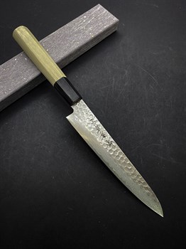 Sakai Takayuki Нож кухонный Петти (Универсальный) 150/282 мм Damascus Hammered, Stainless Steel (45 слоёв) / AUS-10 Alloy Core 07251 - фото 5041