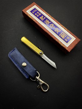 Higonokami Нож складной + брелок 35/90 мм SK (3 слоя) - фото 6616