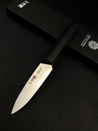 SHIZU HAMONO Нож кухонный Петти (овощной) 97/209 мм VG10, SUS410 Damascus