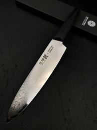 SHIZU HAMONO  Нож кухонный Гюйто (Шеф) 226/361 мм VG10, SUS410 Damascus