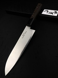 Sakai Takayuki Нож кухонный Сантоку 185/330 мм ZA-18, Damascus Stainless Steel