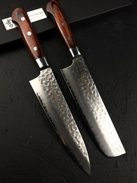 Sakai Takayuki Набор из 2-х кухонных ножей: Гюйто (шеф) + Накири VG-10
