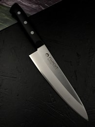 Fujitora Нож кухонный Сантоку 182/305 мм Molybdenum Vanadium, Stainless steel