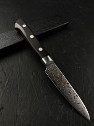 Sakai Takayuki Нож кухонный Петти 82/192 мм AUS-10,  Damascus Hammered, Stainless Steel 07430