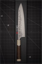 YU KUROSAKI Нож кухонный Гюито 210/360 мм R2(SG2) (Порошковая сталь) SHIZUKU WA YU KUROSAKI MAPPLE WITH WHITE GYUTO 210