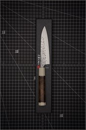 YU KUROSAKI Нож кухонный Петти 130/240 мм R2(SG2) (Порошковая сталь) SHIZUKU WA YU KUROSAKI MAPPLE WITH WHITE PETTY 130