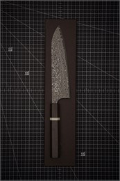 Yoshimi Kato Нож Кухонный Гюито 180/320мм VG-10/Nickel Damascus KATO-VG10-2024-CC-GYUTO/180