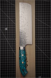Takeshi Saji Нож кухонный Накири 180/310 R2(SG2) (Порошковая сталь) TRK-NAK