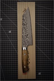 Takeshi Saji Нож кухонный Бунка 180/310 R2(SG2) (Порошковая сталь) DHM-BUNKA