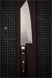 Yoshimi Kato Нож Кухонный Бунка 170/300 мм VG10/Mirror Damascus KATO-V10/BUNK