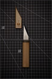 Yoshiharu Kiridashi Нож для резьбы по дереву 62/162 мм SK-5 PL-300