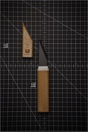 Yoshiharu Kiridashi Нож для резьбы по дереву 62/162 мм Aogami Ni-Mai PL-408