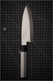 Kanetsugu Hybrid Wa Bocho Нож кухонный Деба 150/280 мм Daido 1K-6 8013
