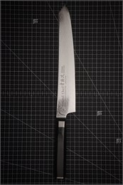 Sakai Takayuki Нож кухонный Суджихики 250/370 мм Bohler N685 Stainless Steel Core 45 Layerd Damascus 10261