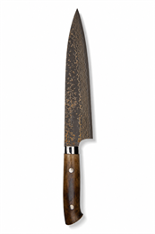 Takeshi Saji Нож кухонный Гюйто 210/335 мм VG-10W Colored Damascus DCM-GU-210