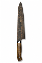 Takeshi Saji Нож кухонный Гюйто 240/375 мм VG-10W Colored Damascus DCM-GUI-240