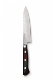 Yoshimi Kato Нож Кухонный Петти 120/235 мм VG10/Mirror Damascus KATO-V10/120